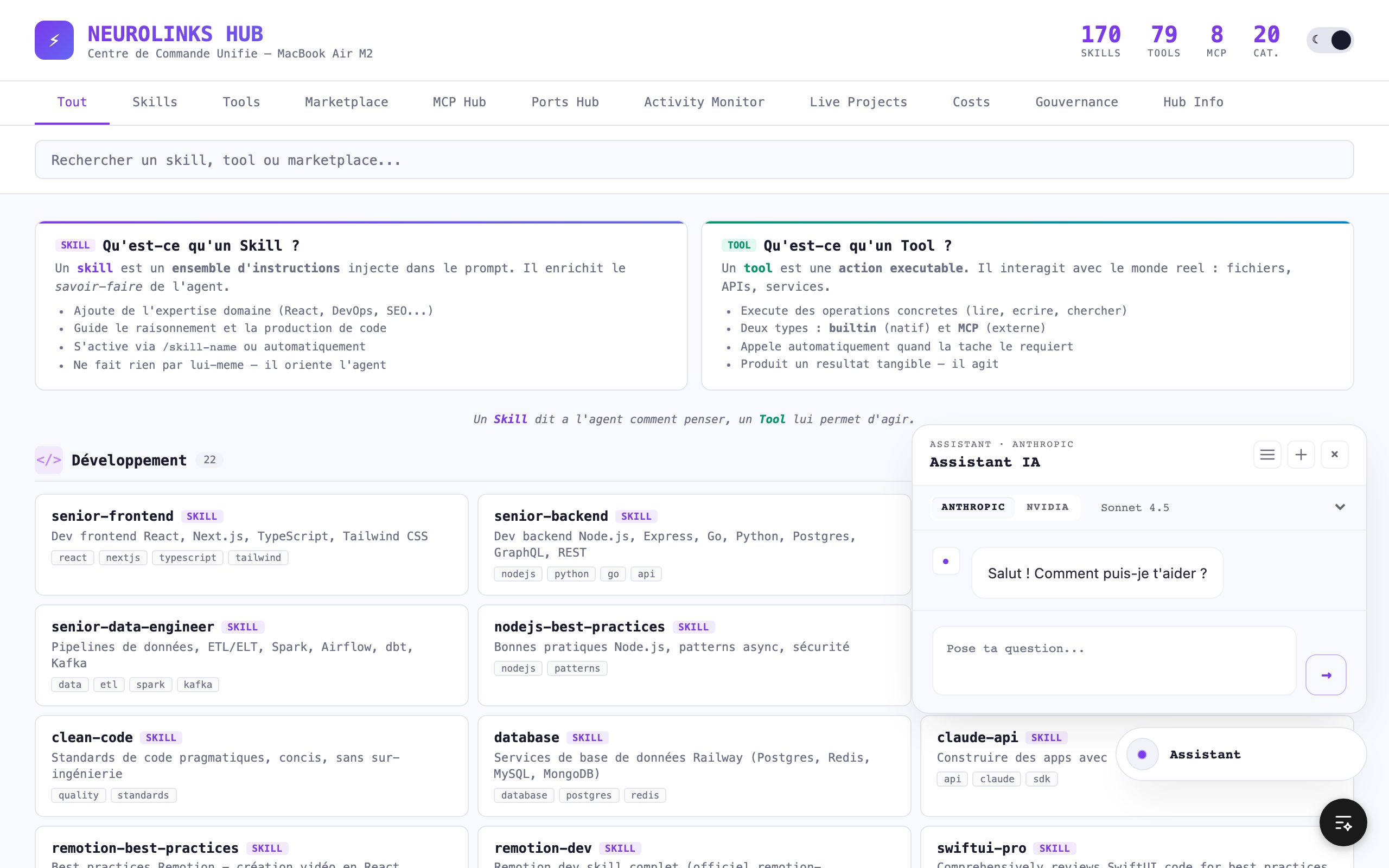 Neurolinks Hub — screenshot